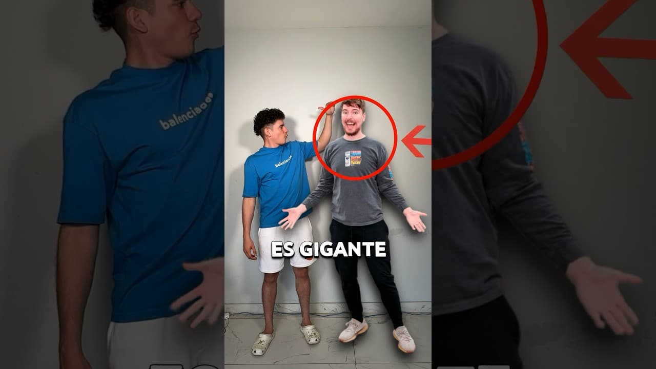 Cuanto mide MrBeast y sus amigos